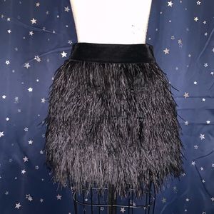 sam edelman feather skirt